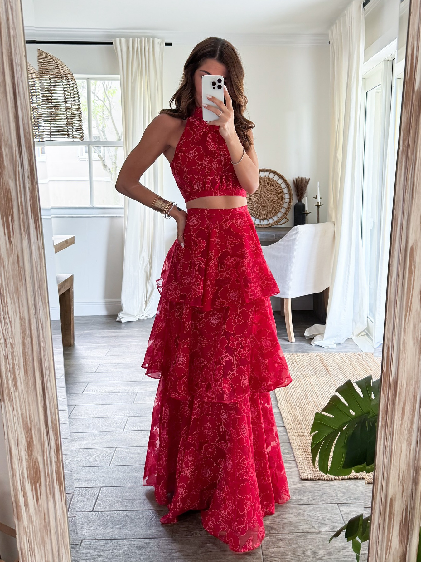 summer fashionable elegant sexy set with a round collar