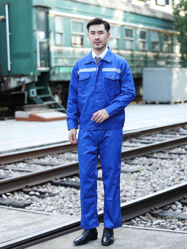 春秋工作服电焊服长袖套装耐磨防烫劳保工装厂服工地|undefined
