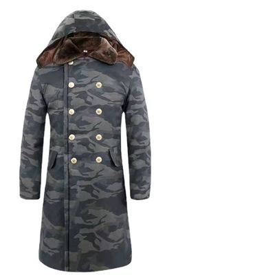 camouflage Cotton overcoat have more cash than can be accounted for winter thickening Plush overcoat Loose cotton-padded jacket Cold storage coverall Labor insurance Cotton