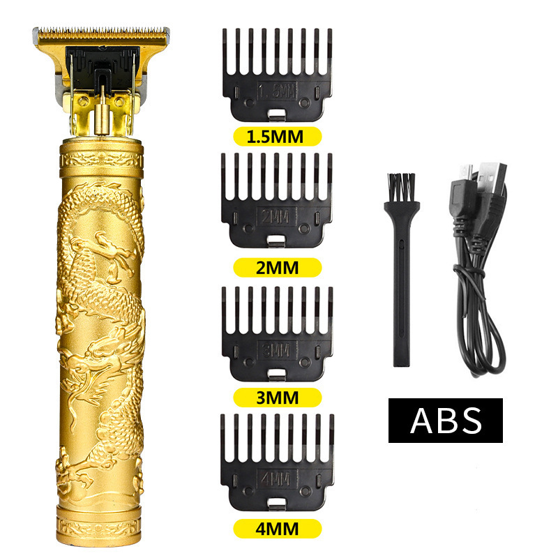 Cortadora de pelo eléctrica T9 transfronteriza cabeza de aceite empuje cortadora eléctrica talla marca cortadora eléctrica maquinilla de afeitar de plástico