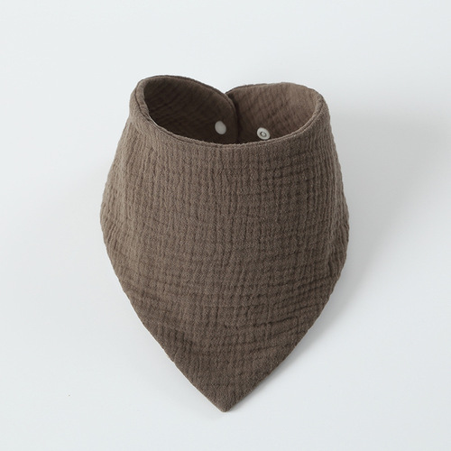 Saliva baby triangle towel pure cotton absorbent baby boy bib girl newborn anti-vomiting bib towel supplies