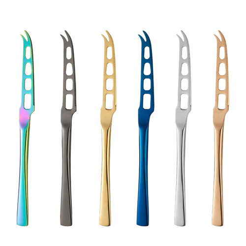 Source manufacturer creative stainless steel butter knife cheese knife cross-border western bread jam knife sharpened butter knife
