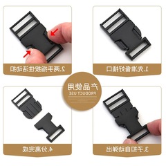 Backpack buckle, schoolbag strap fastener, metal zipper accessory, helmet lock clip, crossbody bag strap adjustment ring