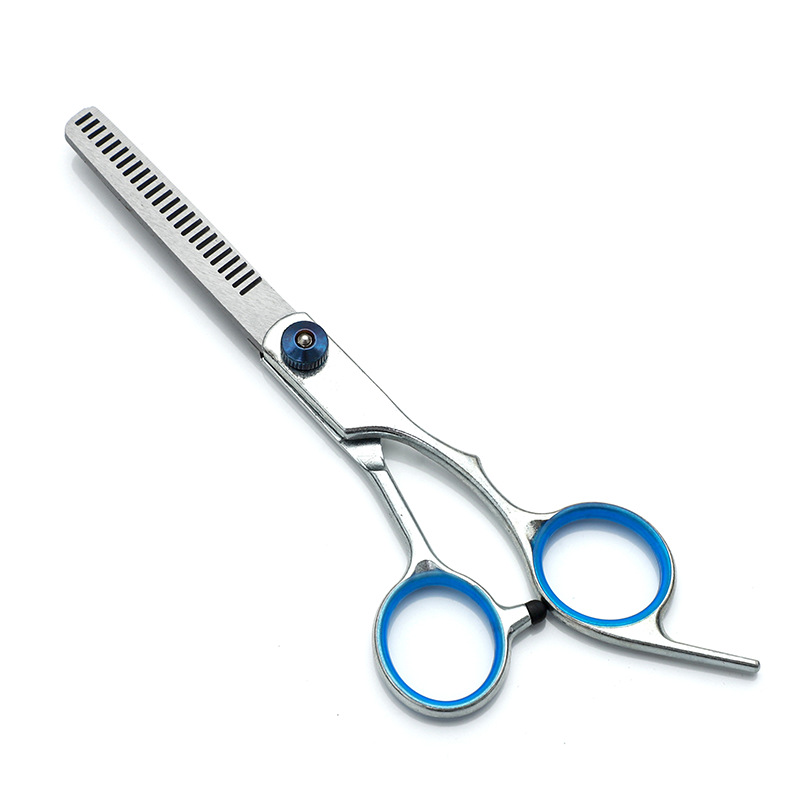 Directo de fábrica tijeras de belleza para mascotas conjunto profesional de tijeras de corte de pelo de perro tijeras curvas Peluche tijeras de peluquería dientes traje