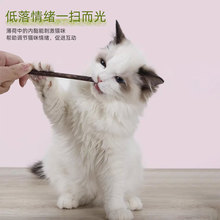 猫咪磨牙棒木天蓼成幼猫洁齿自嗨解闷猫草薄荷逗猫棒玩具猫咪零食