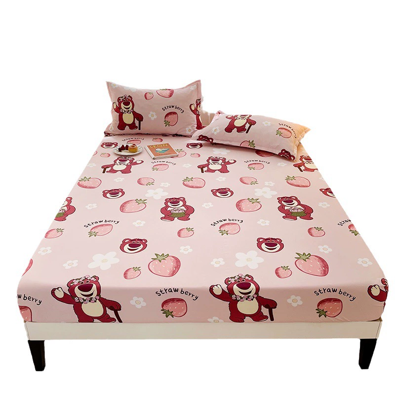 Cartoon genuine sheet, bedspread, mattress, protective case for elementary school students