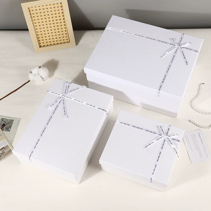 Пятно изысканный белый лук небеса и земля крышка для ухода за кожей подарочная коробка Косметика упаковочная коробка пустая коробка с подарочной коробкой