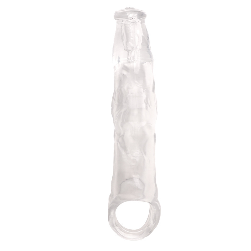 Wolf-Tooth Textured Extension Condom Sleeve, Soft TPE, Delay Design — detail image 3