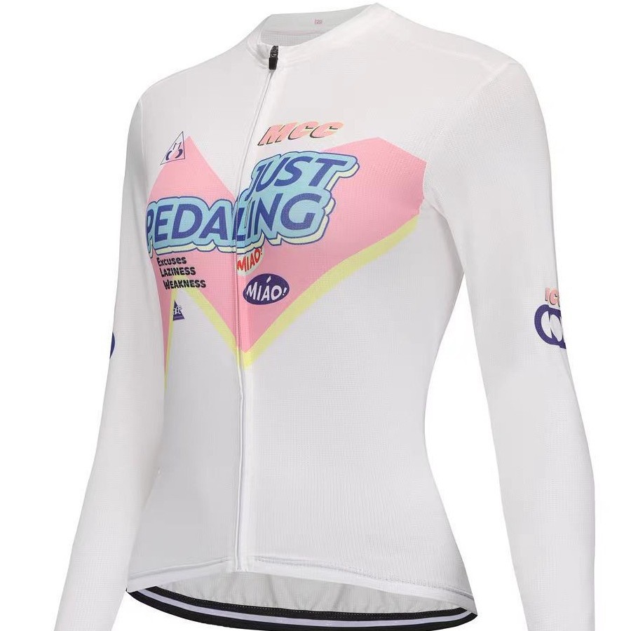 2024 Outdoor Bicycle Women's Long Sleeve Riding Clothing Road Bike Mountain Bike Quick-drying Breathable Riding Equipment