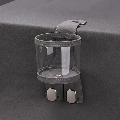 Car hook car seat: Car cup holder/beverage holder - water-cup-hook-double-hook-brown