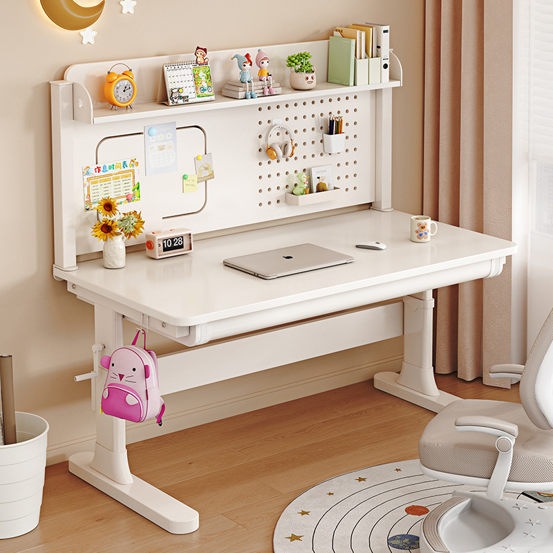 Computer Desk Liftable Desktop Desk Home Student Study Desk Normcore Solid Wood Desk Workbench