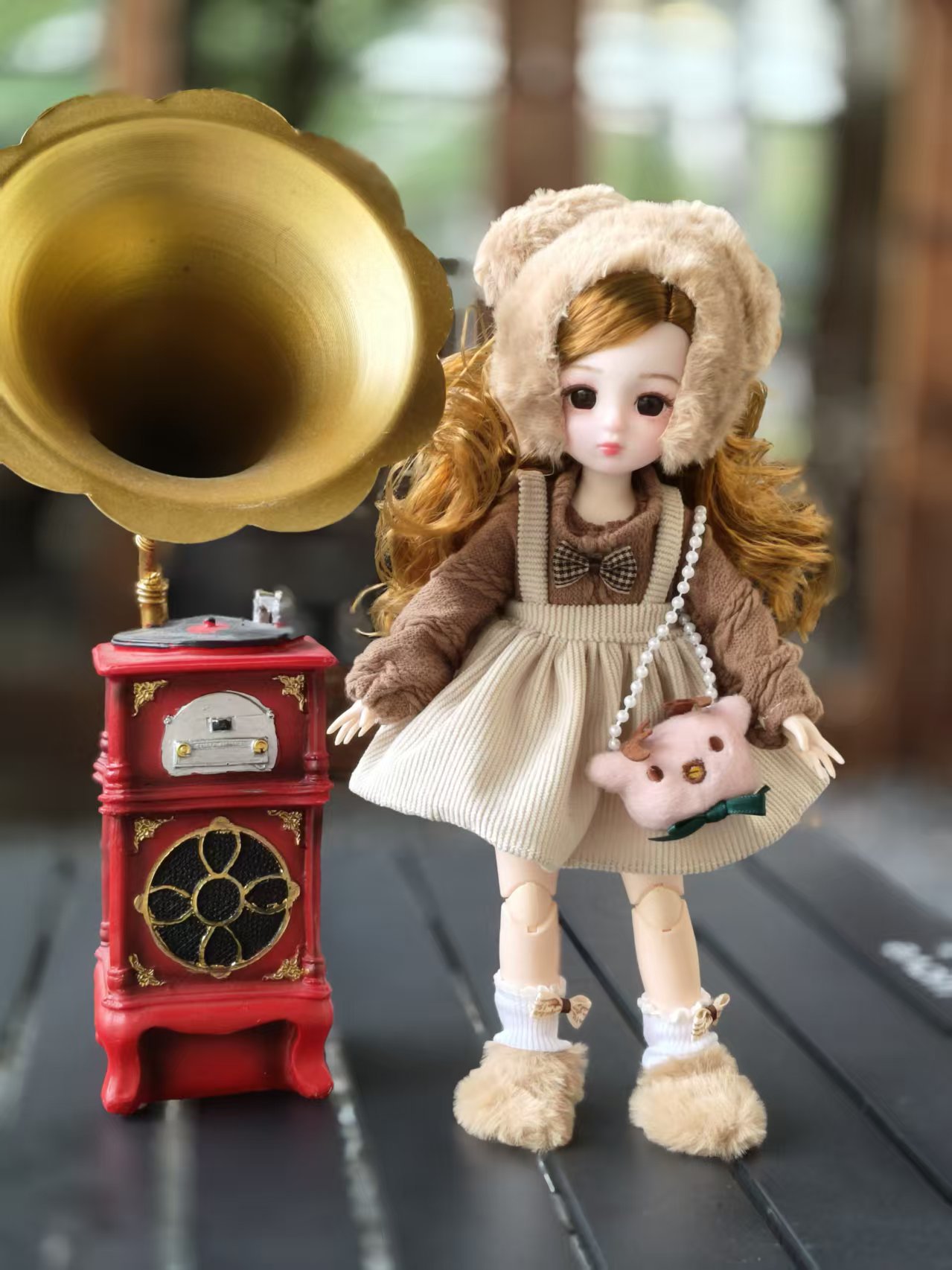 Boneca princesa realista conjunto de presente aniversário barbie_voghion.com