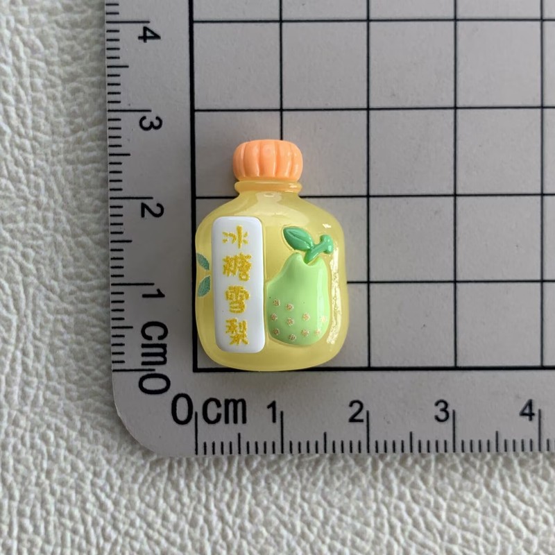 氷透明発光ドリンク樹脂アクセサリー diy クリーム接着剤下駄バックル水カップ冷蔵庫マグネットヘアピンヘッドロープパッチ|undefined