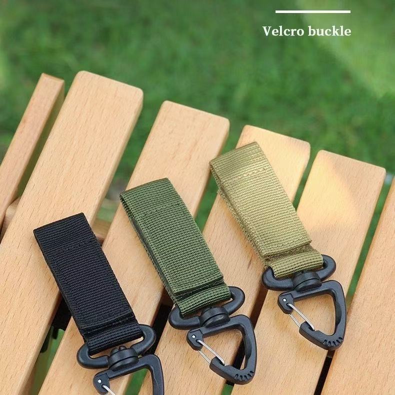 Cross-Border Outdoor Tactical 360-Degree Rotating Triangle Buckle Multi-Functional Carabiner D-Shaped Hanging Ring Keychain Wholesale