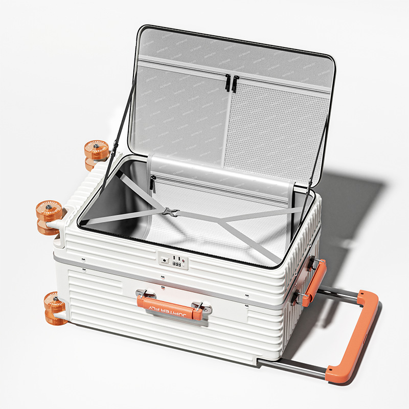 고급 알루미늄 프레임 화이트 오렌지