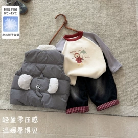 童套装;童羽绒服;羽绒马甲