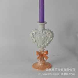 欧美ins风简约素雅陶瓷香薰蜡烛台创意家居装饰摆件礼品礼物批发