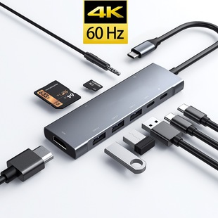 ˽ģ �Uչ�] 9��1 type-c�D3.5mm Audio �ɾ��� ��չ�] HUB���R�d