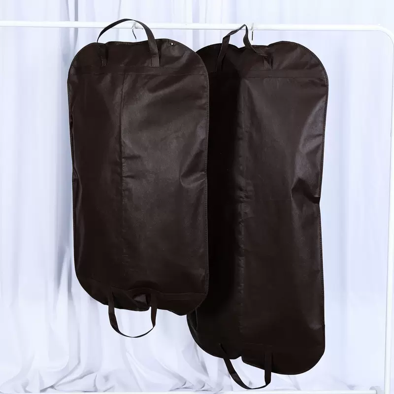 西装袋定制无纺布防尘罩 大衣防尘袋 拉链西装衣物折叠收纳袋批发
