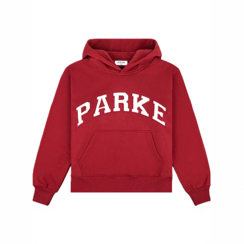 Foreign Trade Cross-Border Hot-Selling Parke Hooded Sweatshirt, American Retro College Style, Loose Casual Terry Cotton Couple Style