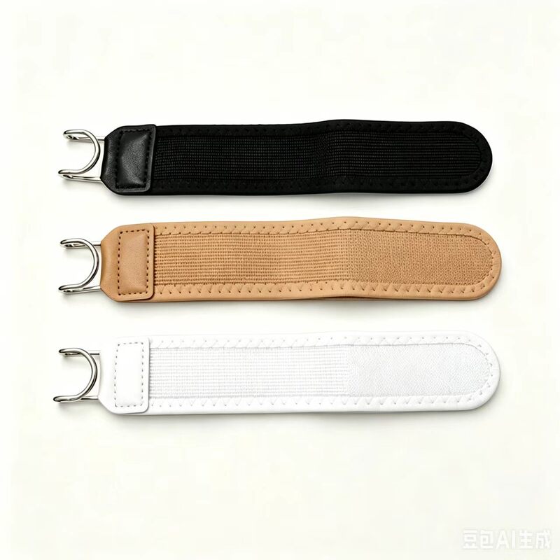 Cross-Border New Model Magic Tape Waist Buckle, Unisex, Adjustable Lazy Belt with Iron Hook, Elastic and Convenient Design