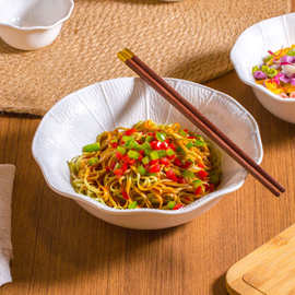 拉面碗家用2025新款陶瓷高颜值饭碗汤碗螺蛳粉碗斗笠碗大碗高级感