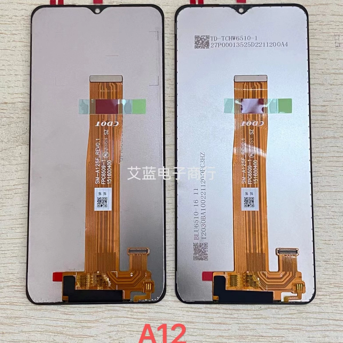 Подходящий для Samsung A12 M127 A02S A13 A23 A14 A04E A11 комплект дисплея внутренний и внешний экран
