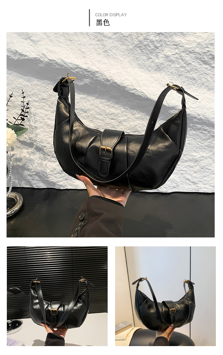 High-end 2024 autumn/winter new underarm bag, handbag, large-capacity commuting single-shoulder crossbody bag, dumpling bag undefined