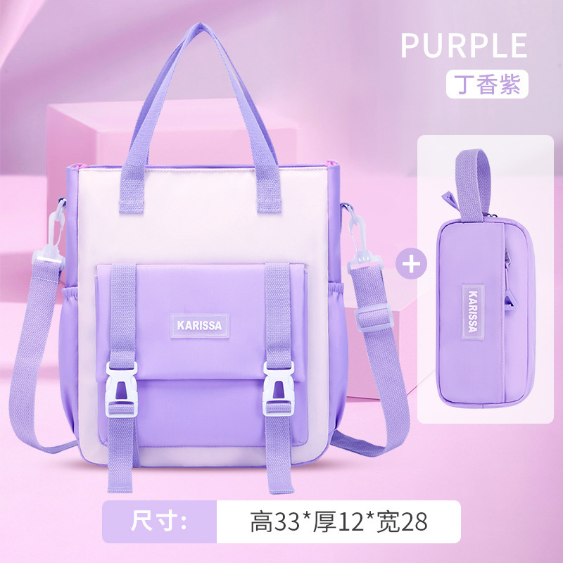 Fábrica al por mayor bolsas de estudio bolsas de hombro de estudiantes de secundaria primaria bolsa de estudio de gran capacidad bolsas portátiles bolsa de arte