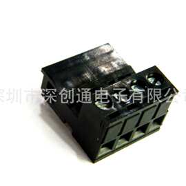 厂家供应 插拔式接线端子 黑色2EDG5.0间距5.08间距配直针弯针