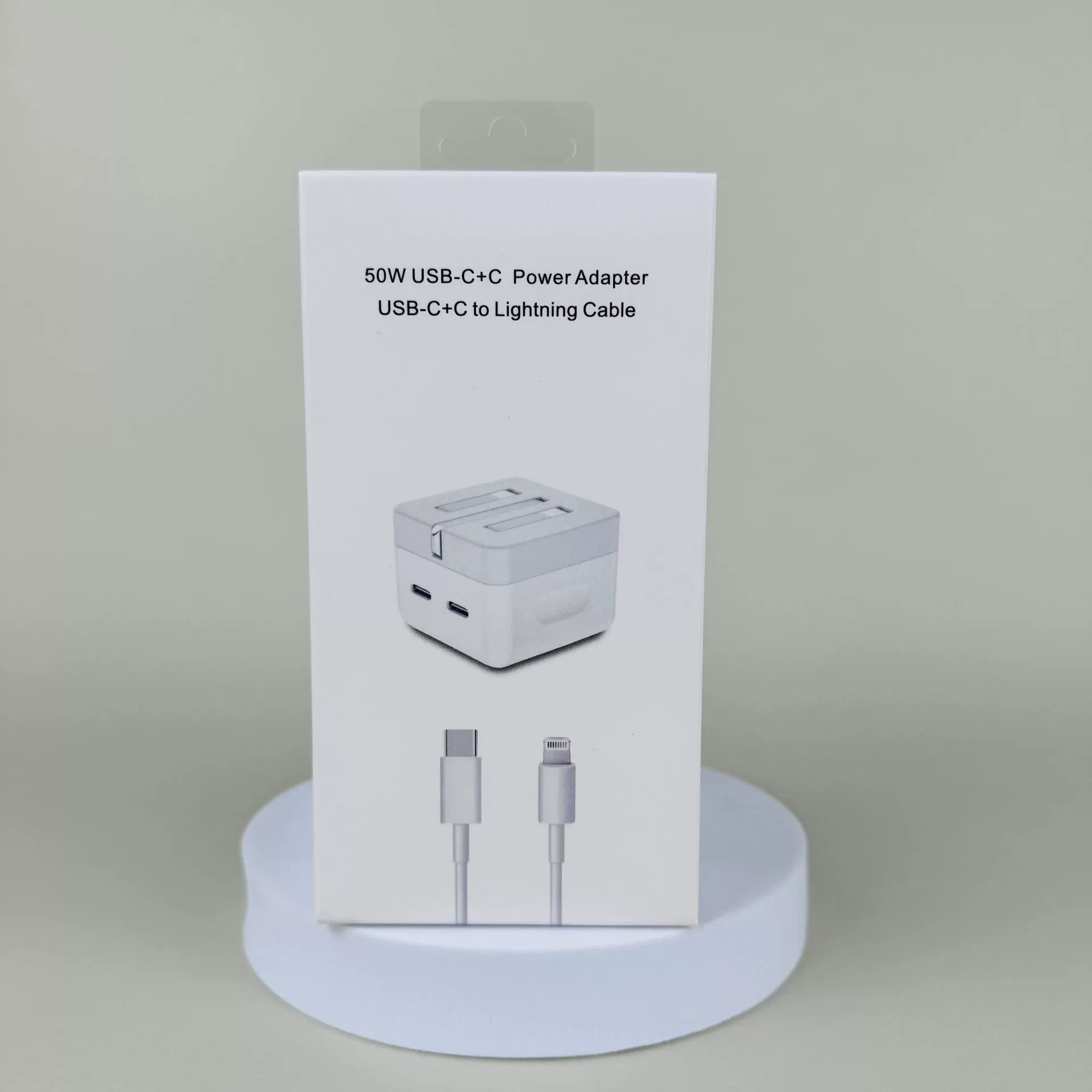 Apple, совместимое зарядное устройство, зарядка мобильного телефона, шлем, набор, 35W, 50W, оптовый