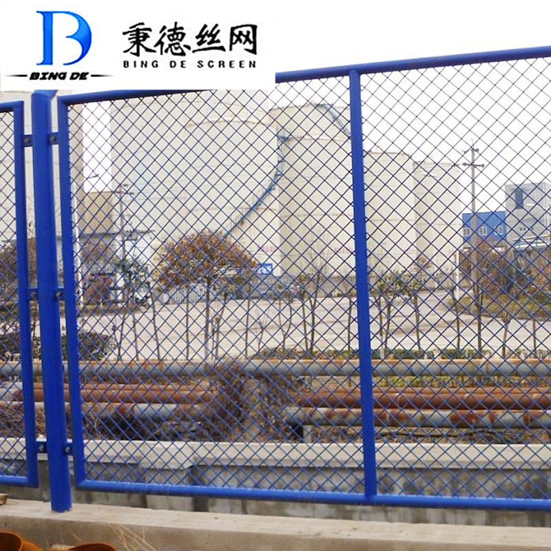 海口空港综合保税区海关围网热浸镀锌防护网 菱形网围栏