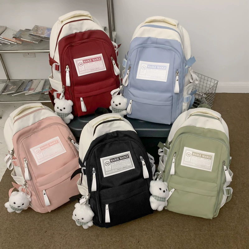 Емкий рюкзак, сумка через плечо, дорожная сумка легкая для досуга, для средней школы