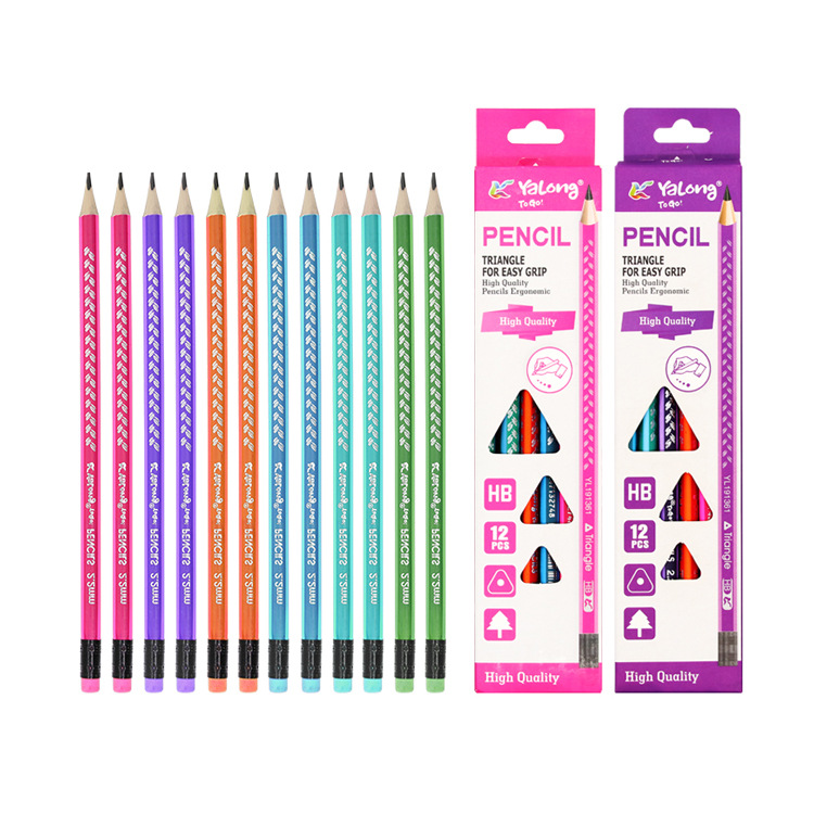 Lápiz de Color HB para Niños 12 Colores HB de Plástico para Niños image 2