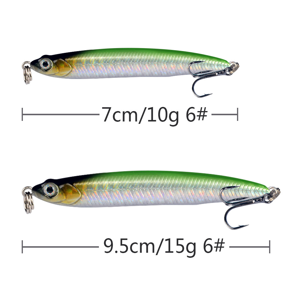 Sinking Minnow Fishing Lures 70mm 10g Hard Plastic Baits Fresh Water Bass Swimbait Tackle Gear