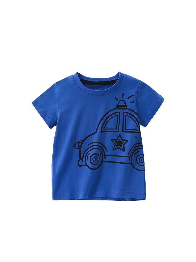 Comercio exterior transfronterizo ropa infantil camiseta malwee niño camiseta de cuello redondo de verano nuevo estilo europeo y americano camiseta de manga corta para niños