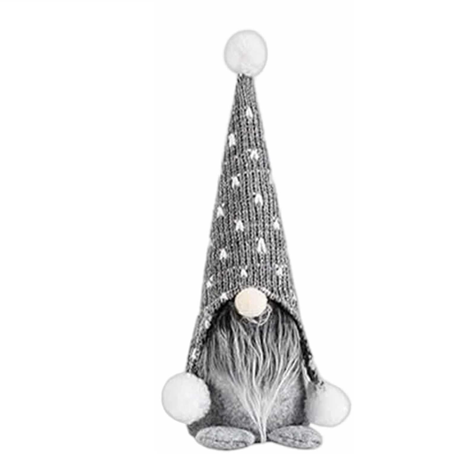 Muñecas de Navidad transfronterizas Gingerbread Man luminoso muñeca sin cara esquinilla adorable muñeca Rudolph decoraciones