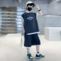 男童新款宽松字母两件套