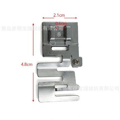 Venta al por mayor máquina de coser doméstica CY 9907-6 banda elástica tela de encaje elástico Borde de costura prensatelas Accesorios