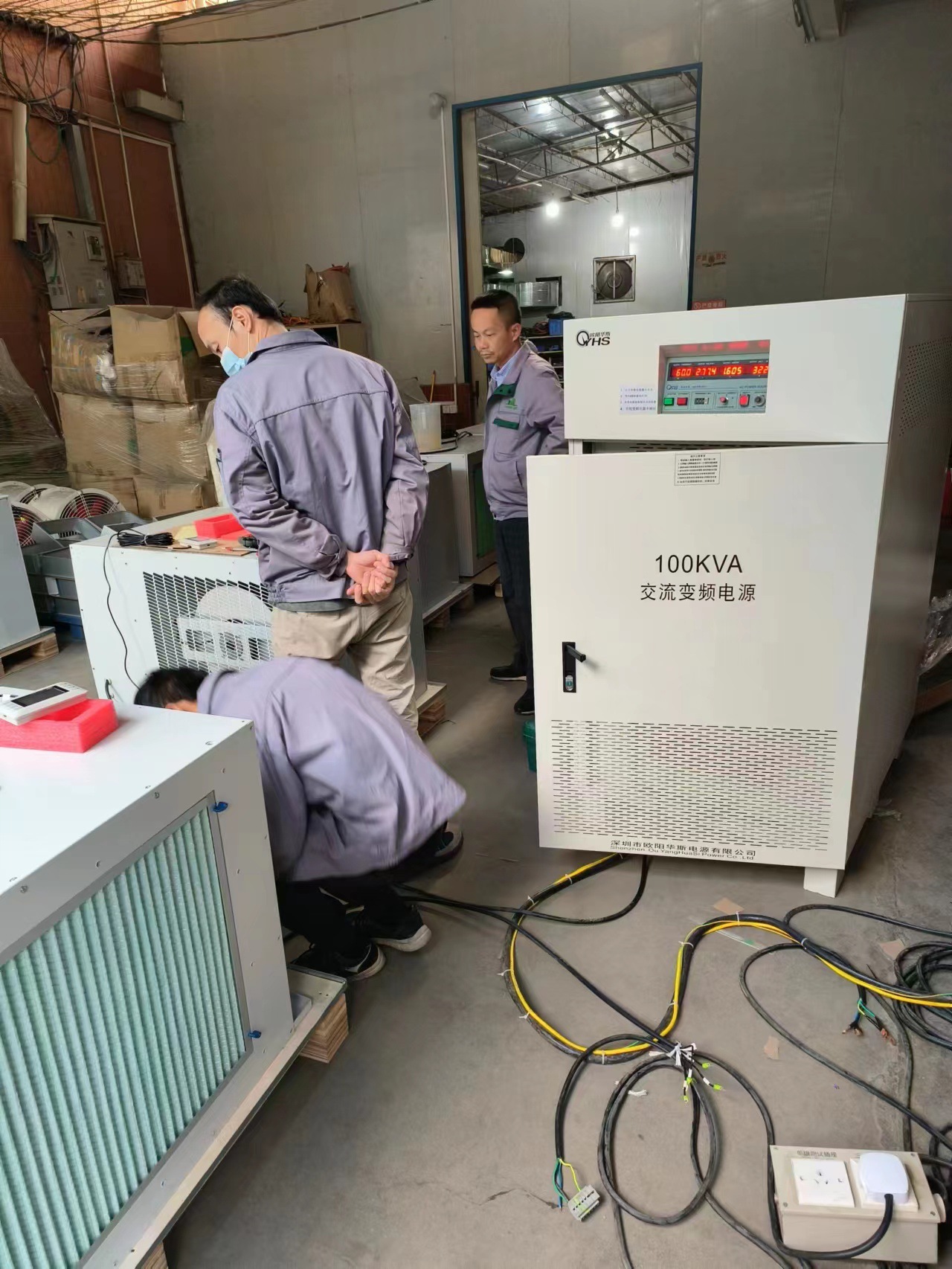 ŷ����˹����100KVA��Ƶ��Դ���������豸�������480V 60HZ