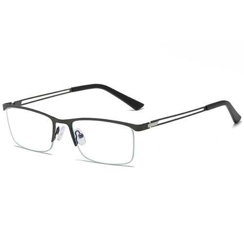 New blue light goggles metal half-frame business frame glasses 5916 fashionable small frame flat glasses direct from the manufacturer