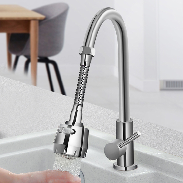 360 degree rotating universal faucet pressurized splash-proof shower water-saving bubbler extended water nozzle filter