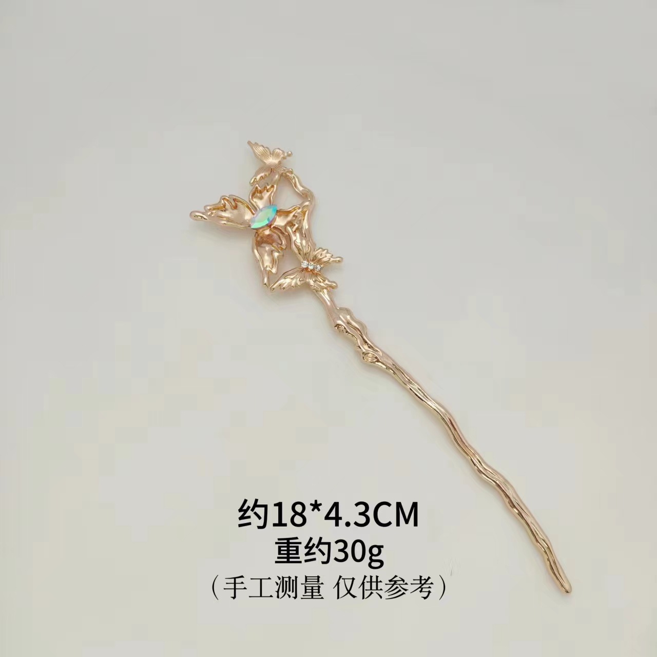 Jiaxiang de alta calidad pinzas de pelo de lótus material de paquete Ginkgo biloba pinzas de pelo de lótus pinzas de pelo de ropa china