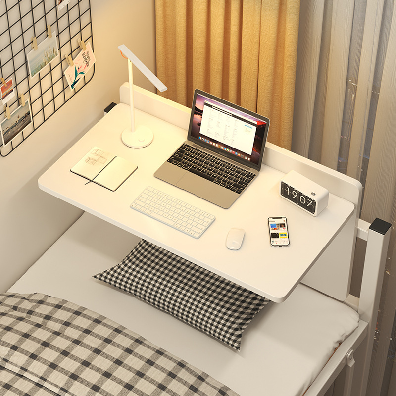 Bed Table Dormitory Computer Table Suspended Table Mobile Bookshelf Foldable Desk College Student Bunk Study Table