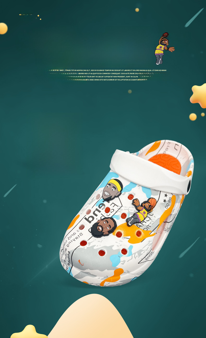 Basketball Kobe Cross-border Hole Accessories Shoe Accessories Shoe Flower Shoe Buckle Hole Bag Bracelet Beach Shoes Sports Decoration