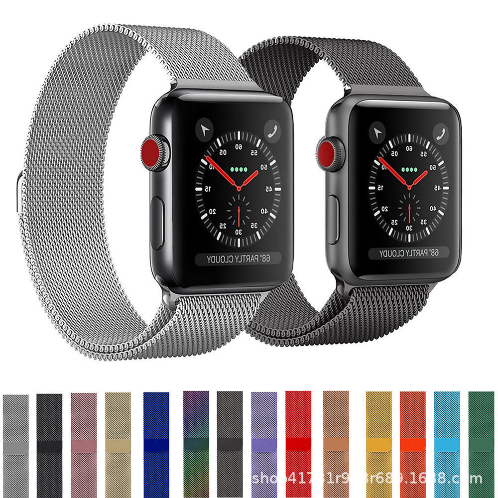 12mm 14mm 16m 18 20 22 23 24mm universal cabeza plana Milan Nice reloj magnético con punto