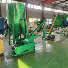 新款轮转整个玉米制粒机 秸秆花生壳饲料颗粒机 鸡牛马饲料生产线