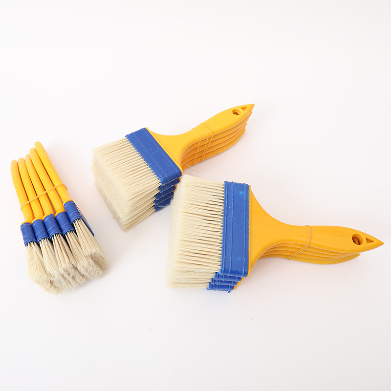 2-5-10 yuan store wholesale 3-inch brush barbecue brush two-color brush oil brush Yiwu Commodity Wholesale