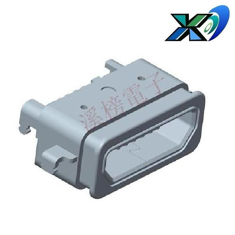 充电沉板USB插座防水 防水沉板USB插孔贴片  贴片沉板USB母座防水