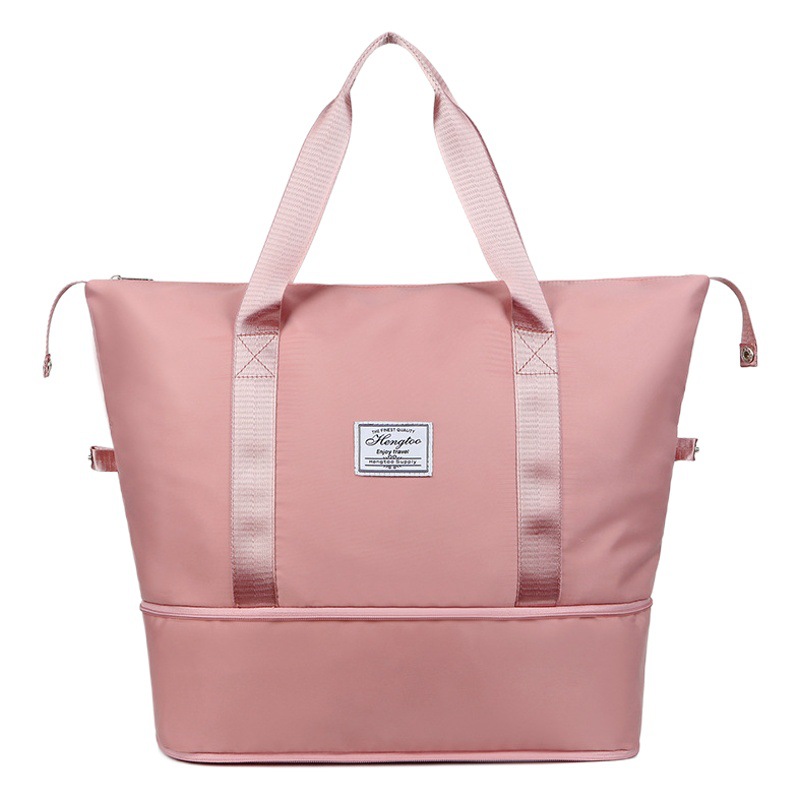 Bolsa de viaje plegable bolsa de equipaje de separación húmeda y seca bolsa de deporte ligera de gran capacidad bolsa de equipaje Portátil Bolsa de fitness de yoga